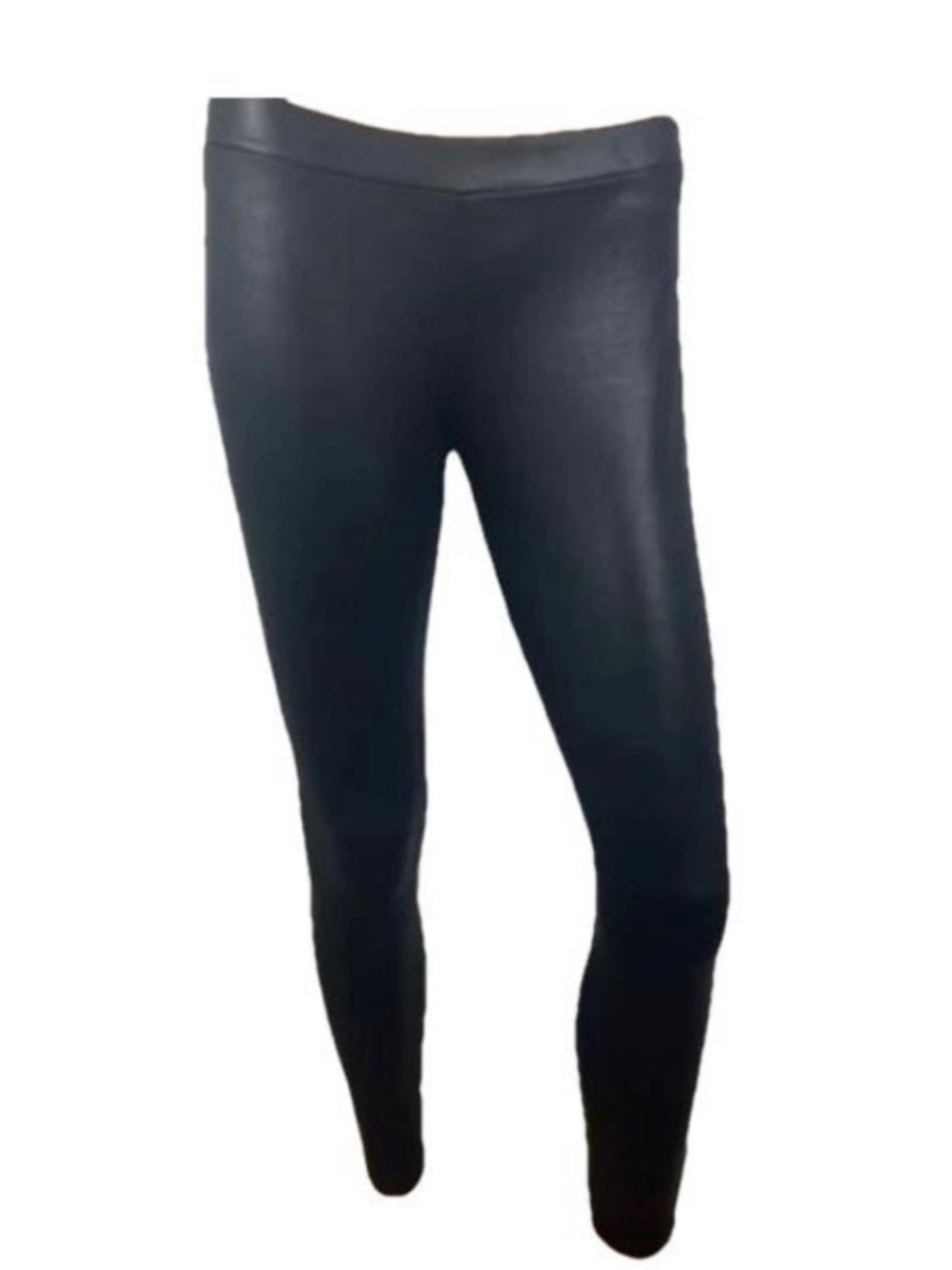 G by Guess Black Leather PLU Leggings Pants